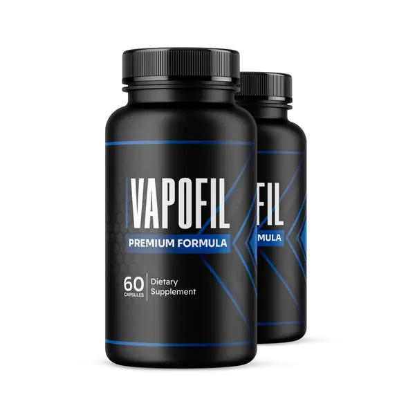 VapoFil supplement for male vitality and free testosterone support two bottles